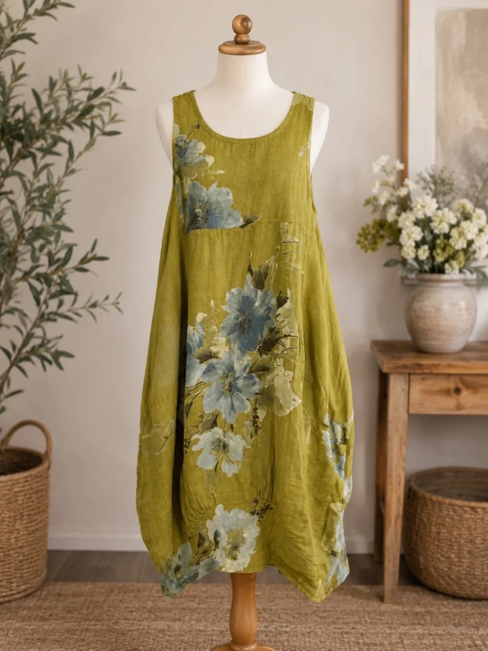 Gigi Moda linen dress Size L